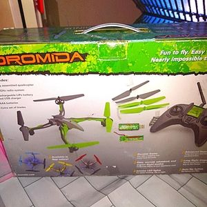 This is a battery powered Flying drone this little machine be known as Dromida